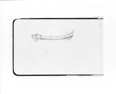 Sketch of a Rowboat (from Sketchbook)