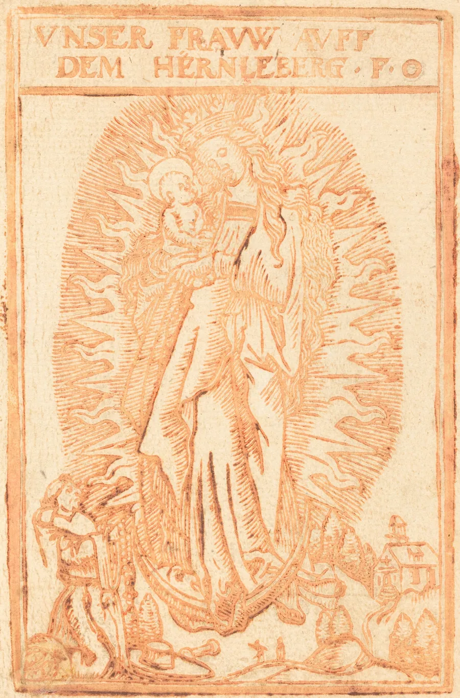 Madonna of the Hernleberg by German 17th Century