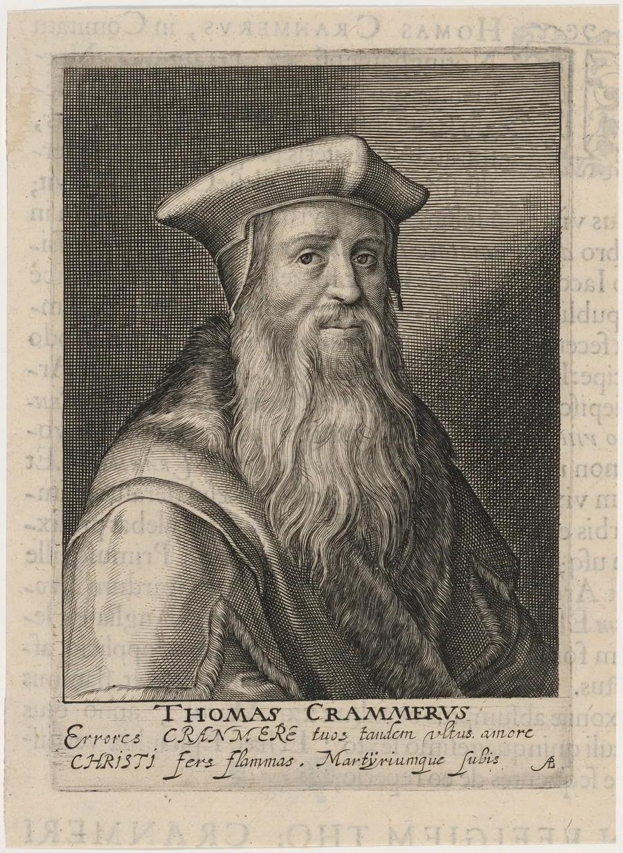 Thomas Cranmer by Willem de Passe