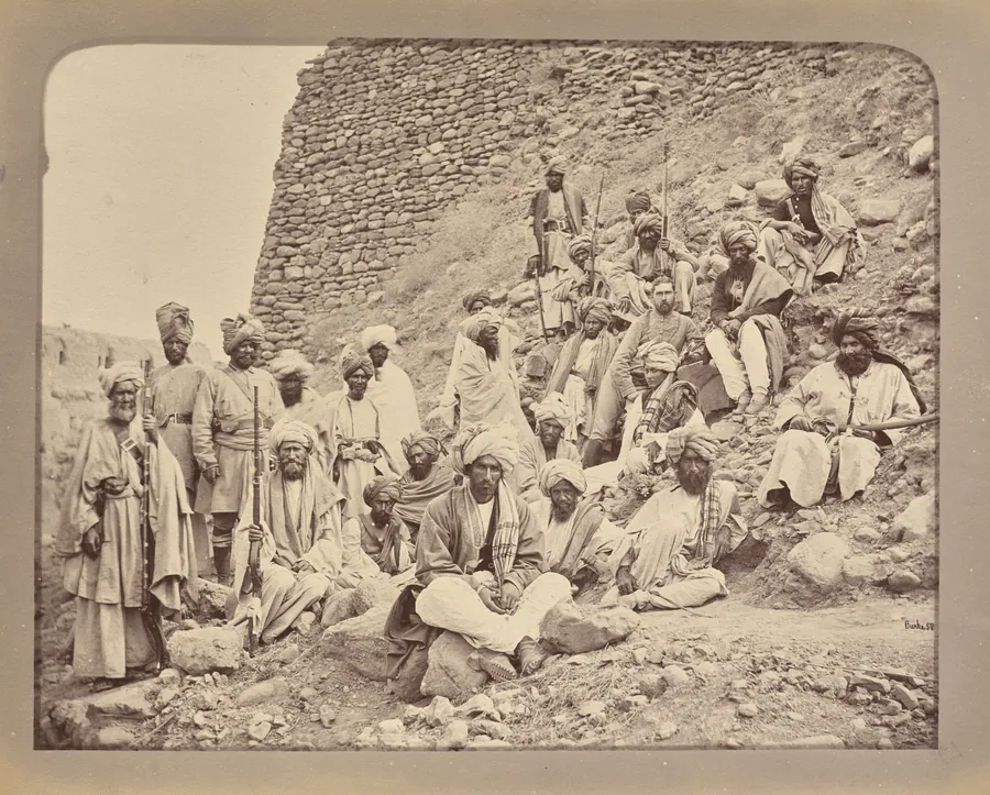 Khyber Chiefs with Captain Tucker by John Burke