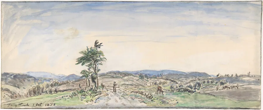 Landscape by Johan Barthold Jongkind