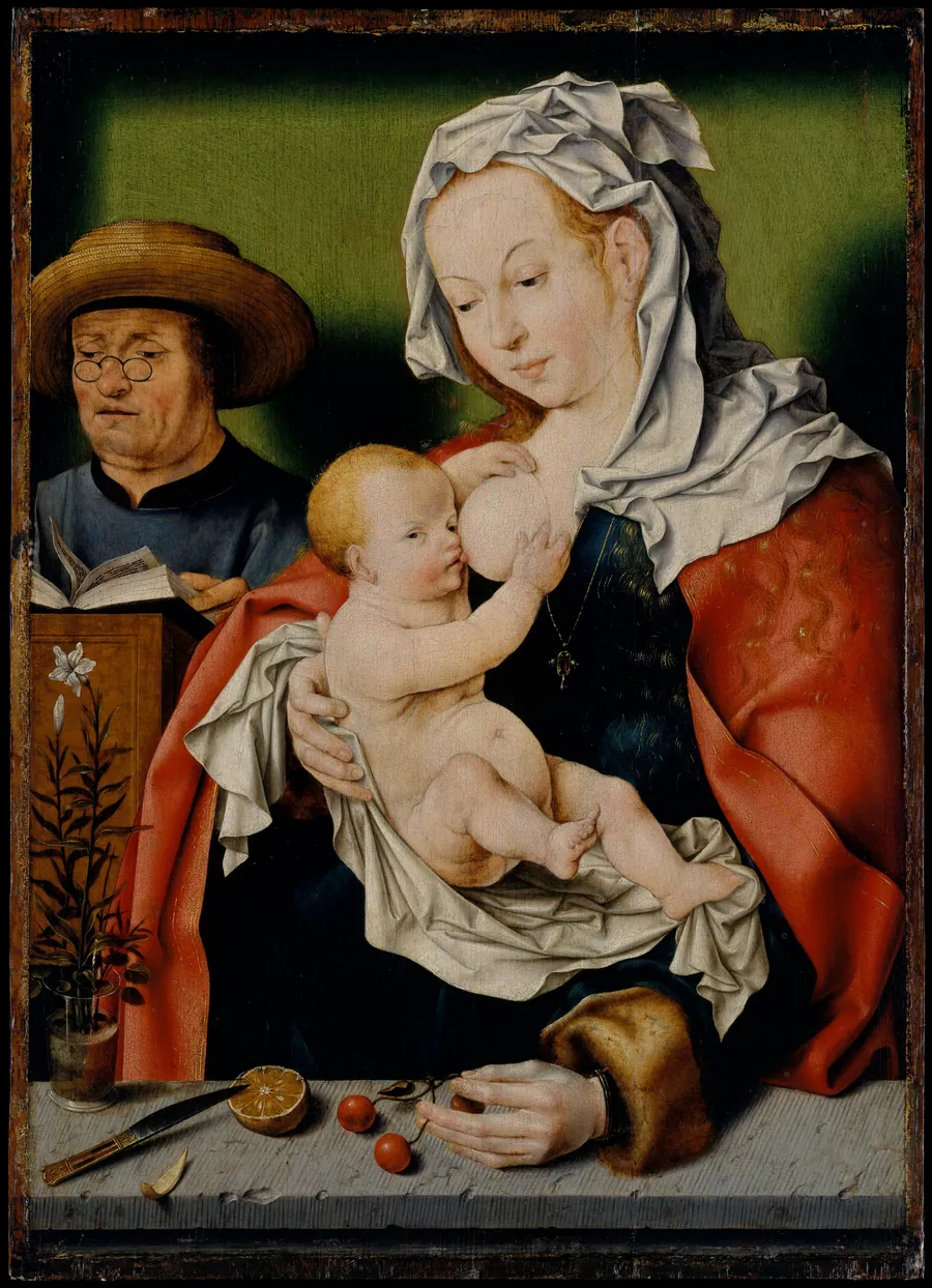The Holy Family by Joos van Cleve