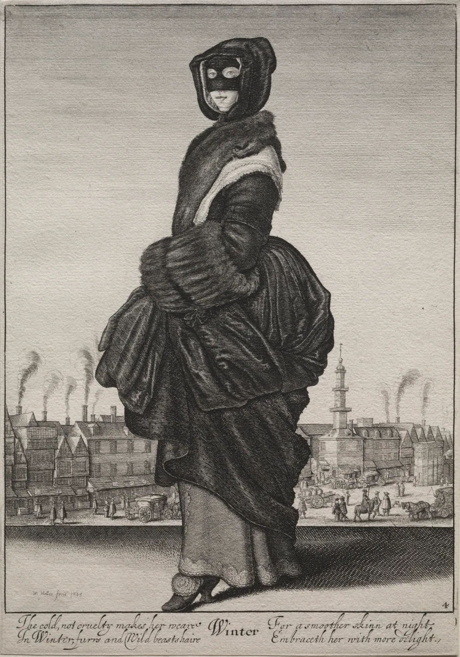 Winter by Wenceslaus Hollar