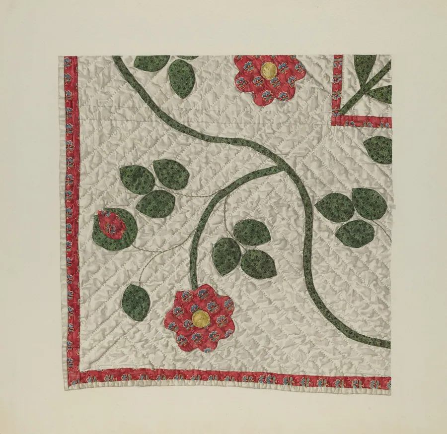 Quilt - Tulip Pattern by Alice Cosgrove
