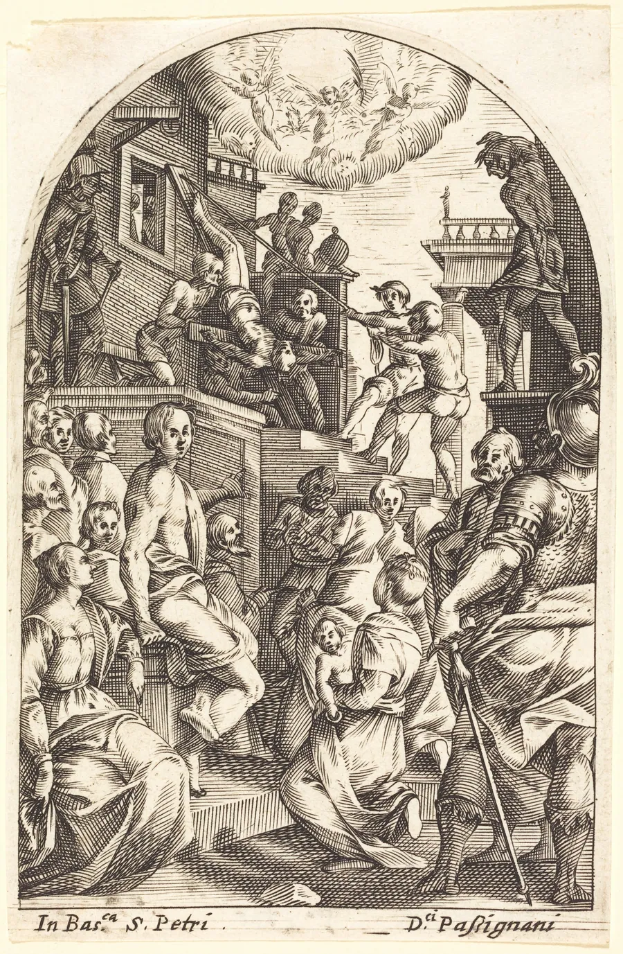 The Martyrdom of Saint Peter by Jacques Callot