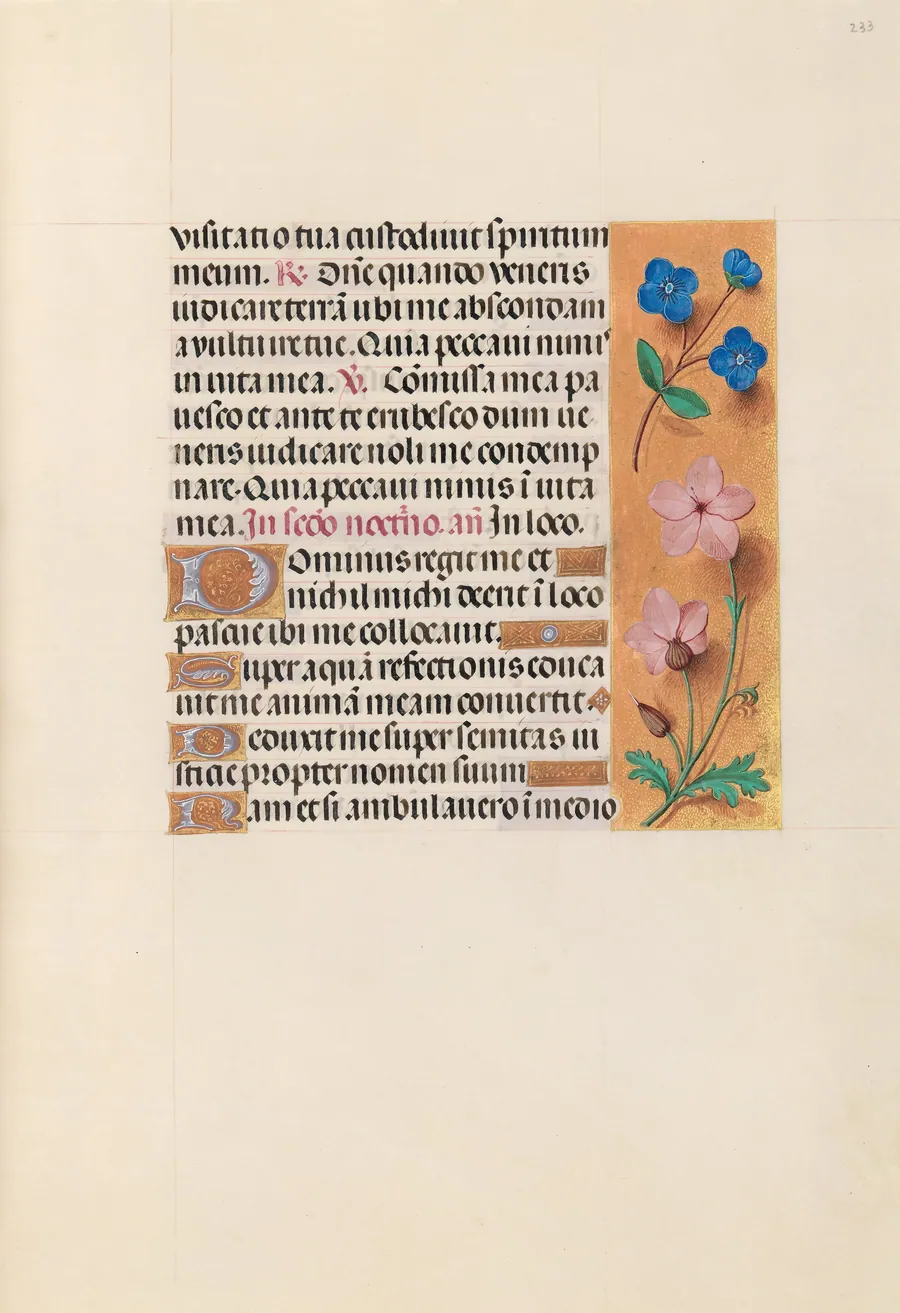 Hours of Queen Isabella the Catholic, Queen of Spain:  Fol. 233r by Master of the First Prayerbook of Maximillian
