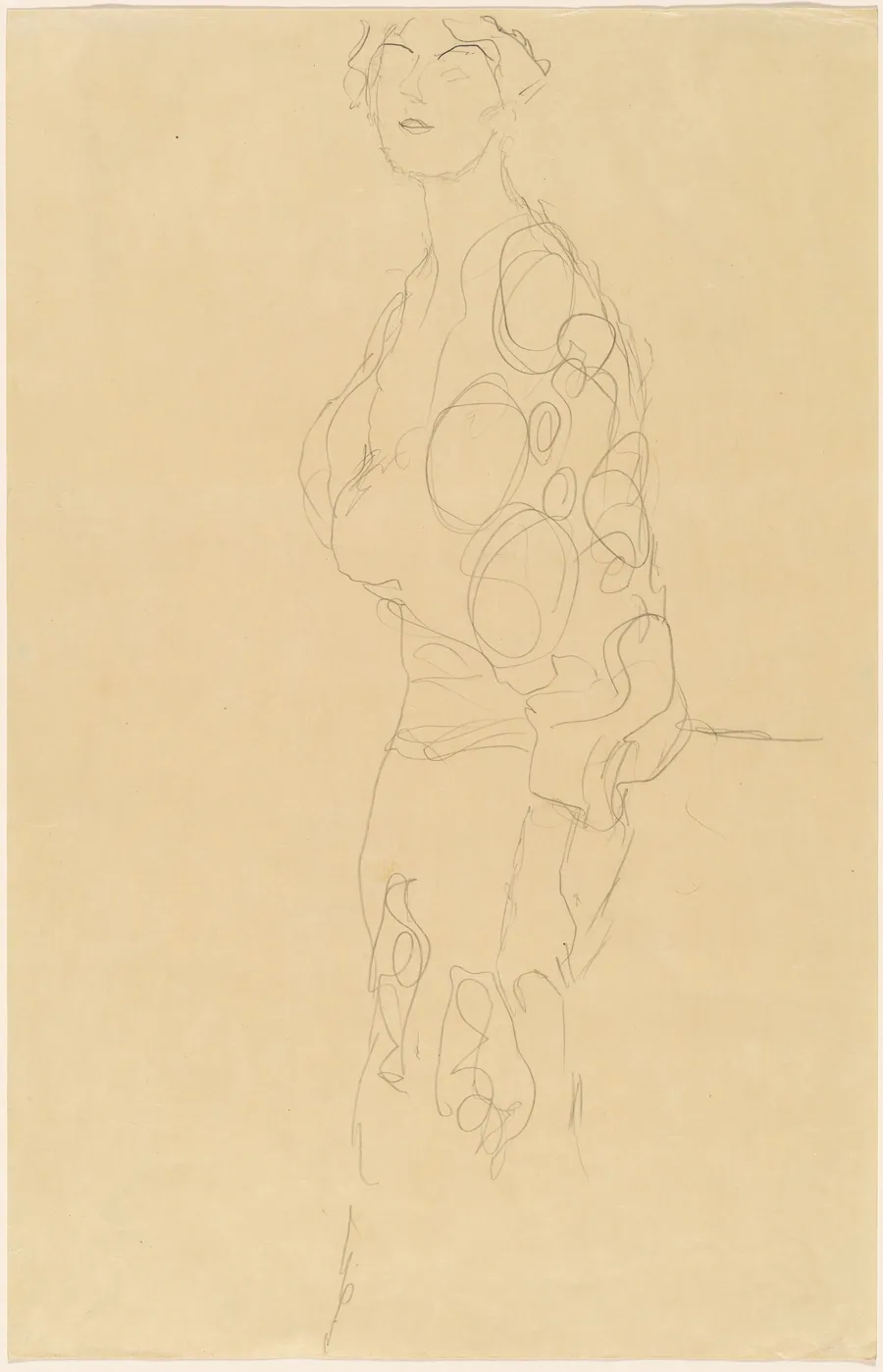 Standing Woman by Gustav Klimt