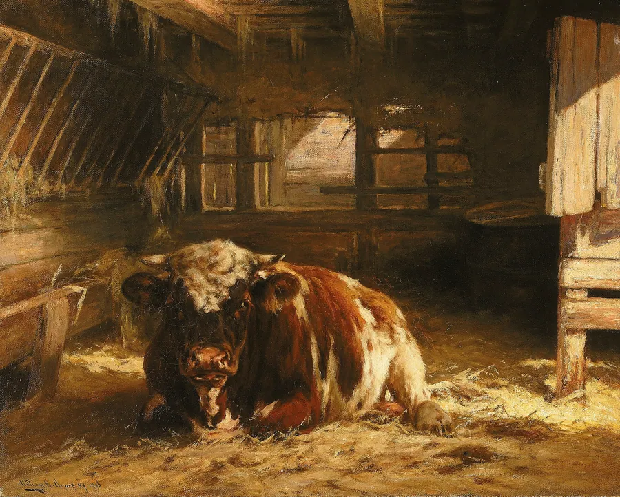 My Day at Home by William H. Howe, born Ravenna, OH 1846-died Bronxville, NY 1929