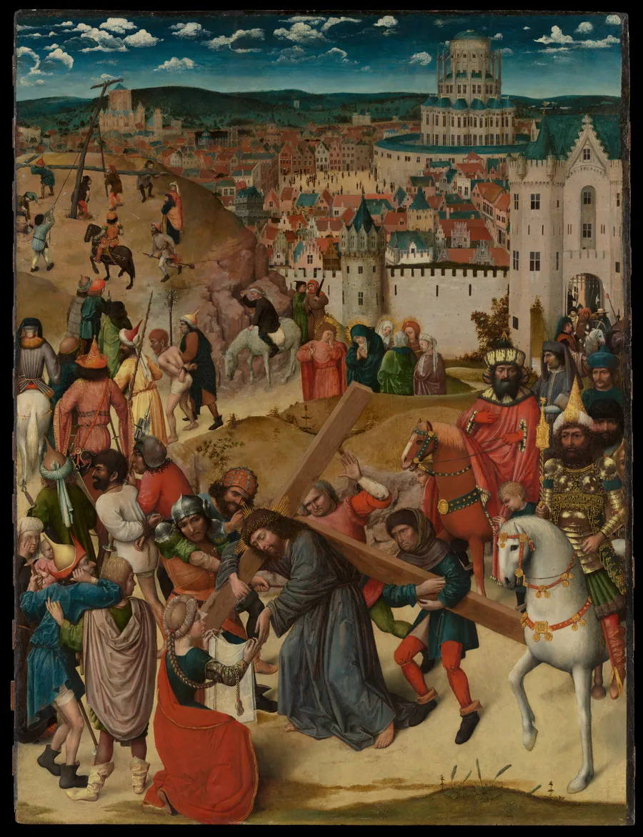 Christ Bearing the Cross by North Netherlandish (Bruges) Painer