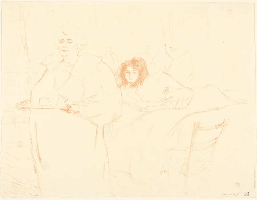 Woman with a Tray (Femme au plateau) by Henri de Toulouse-Lautrec