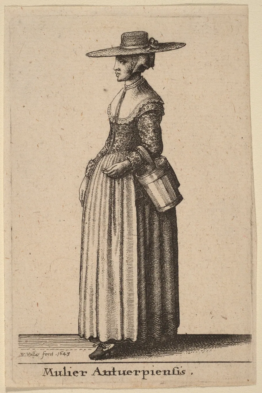Mulier Antuerpiensis by Wenceslaus Hollar