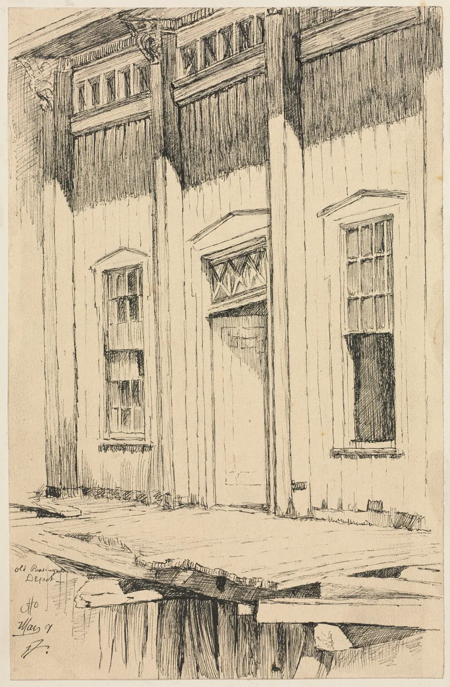 Old Passenger Depot, Cleveland by Otto H. Bacher
