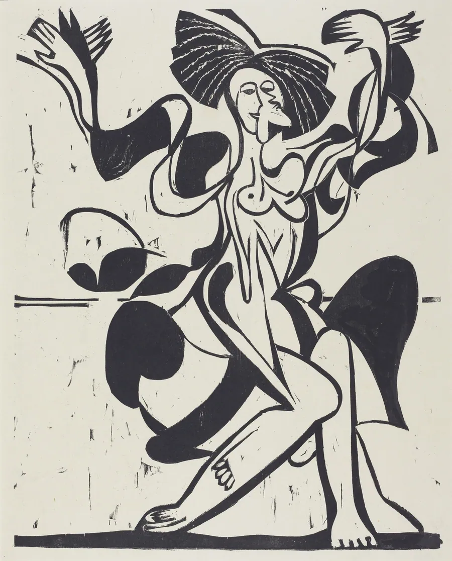 Mary Wigman's Dance by Ernst Ludwig Kirchner