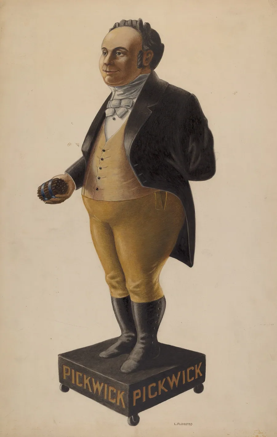 Cigar Store Figure by Louis Plogsted