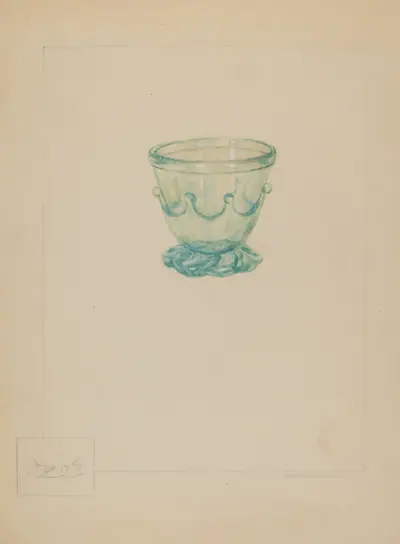 Glass Sugar Bowl