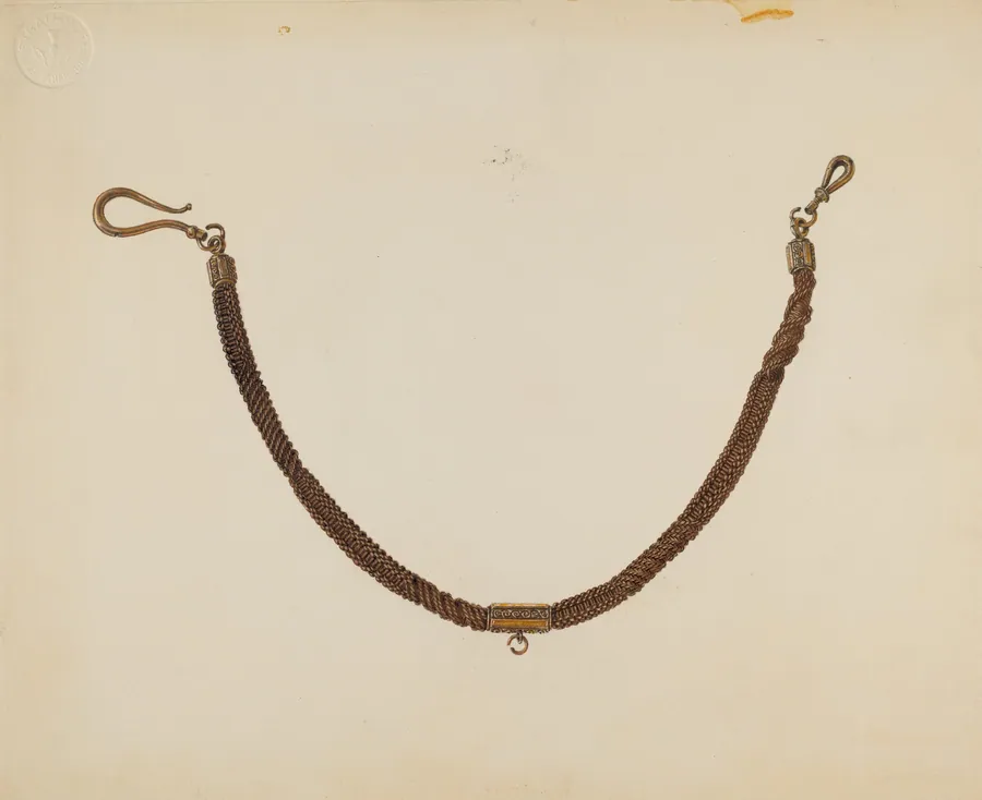 Man's Watch Chain by Irene Lawson