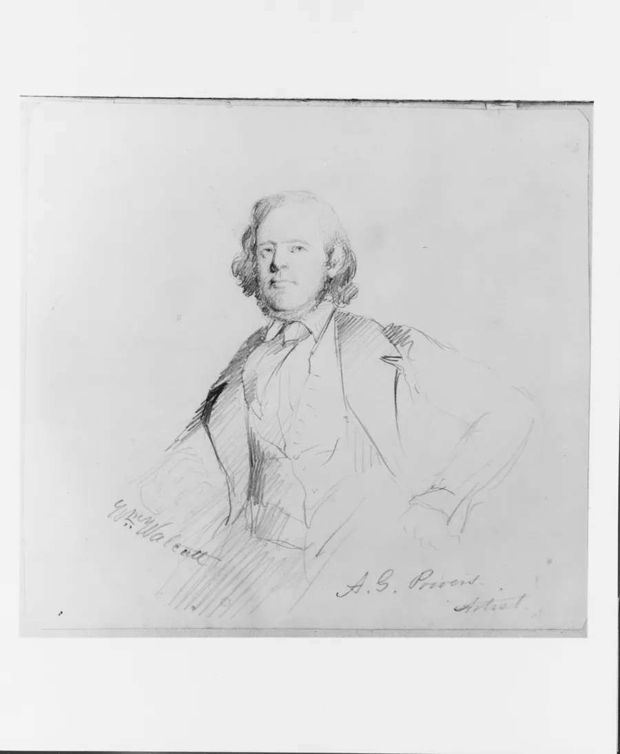 William Walcott (from McGuire Scrapbook) by Alenson G. Powers
