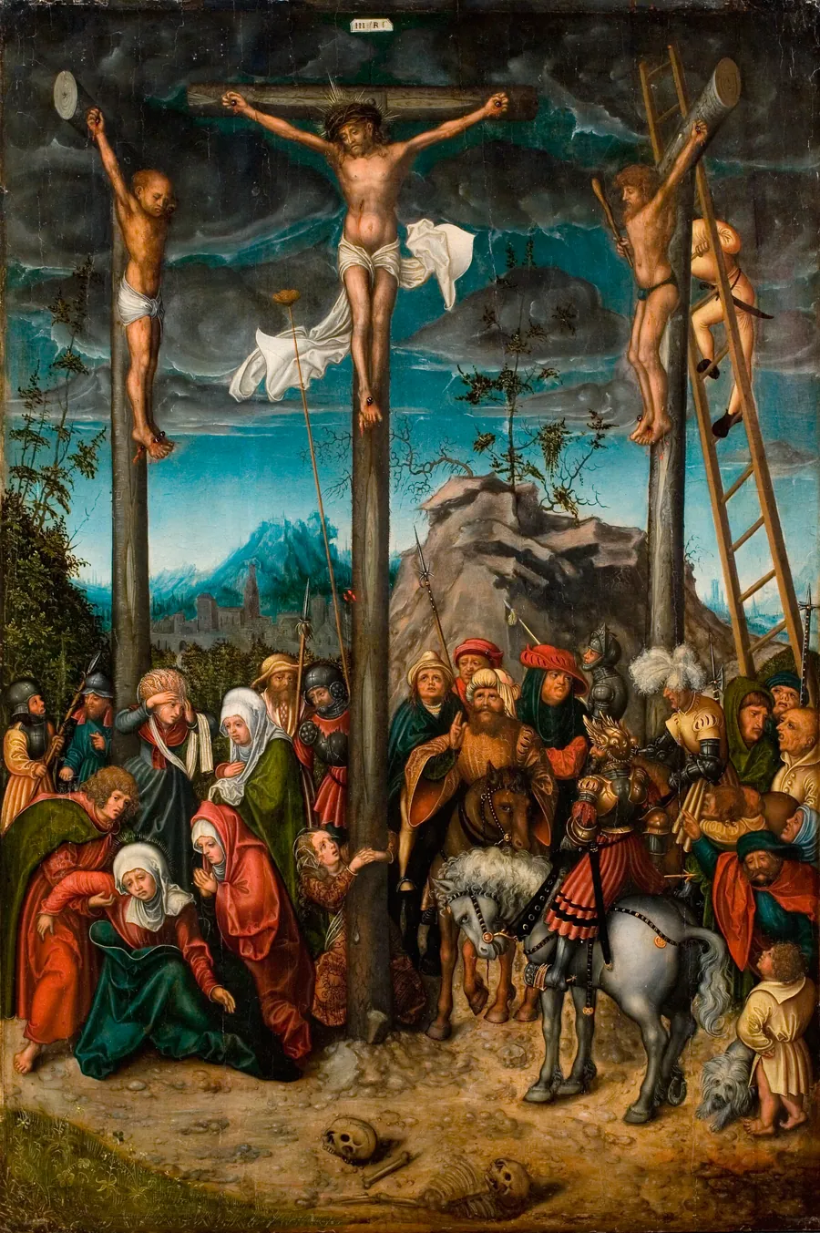 Korsfæstelsen by Lucas Cranach (I)