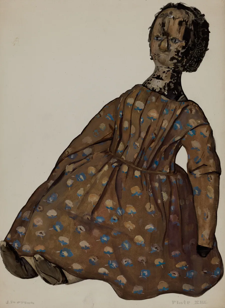 Wooden Doll by Jane Iverson