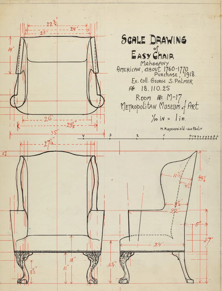 Wing Chair by M. Rosenshield-von-Paulin
