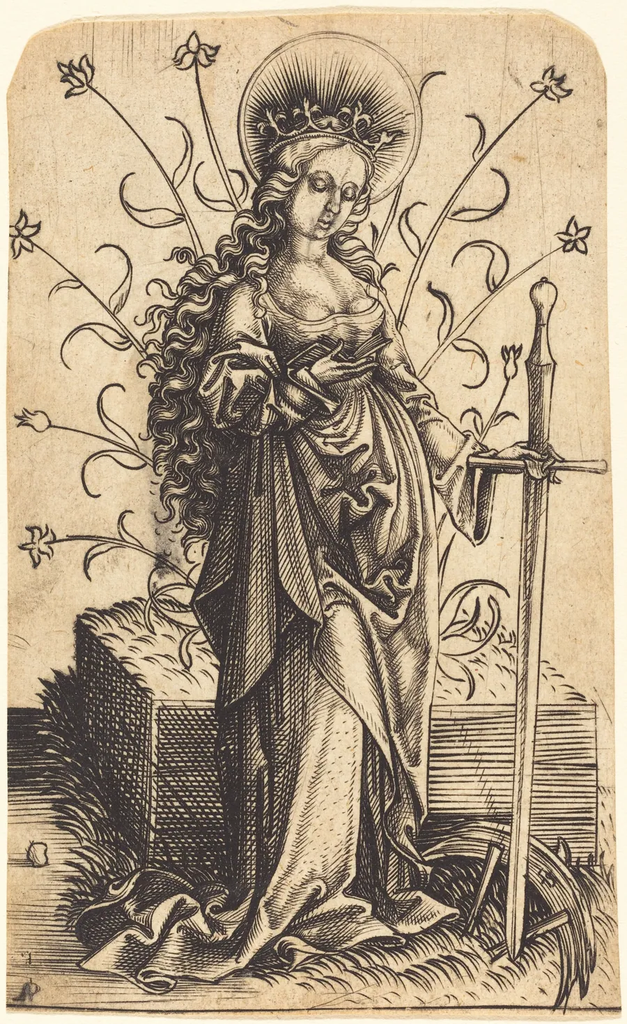 Saint Catherine by Master PW of Cologne
