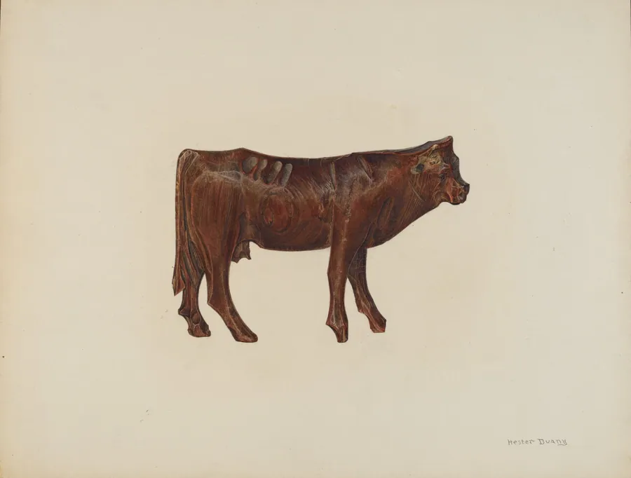 Toy Cow by Hester Duany