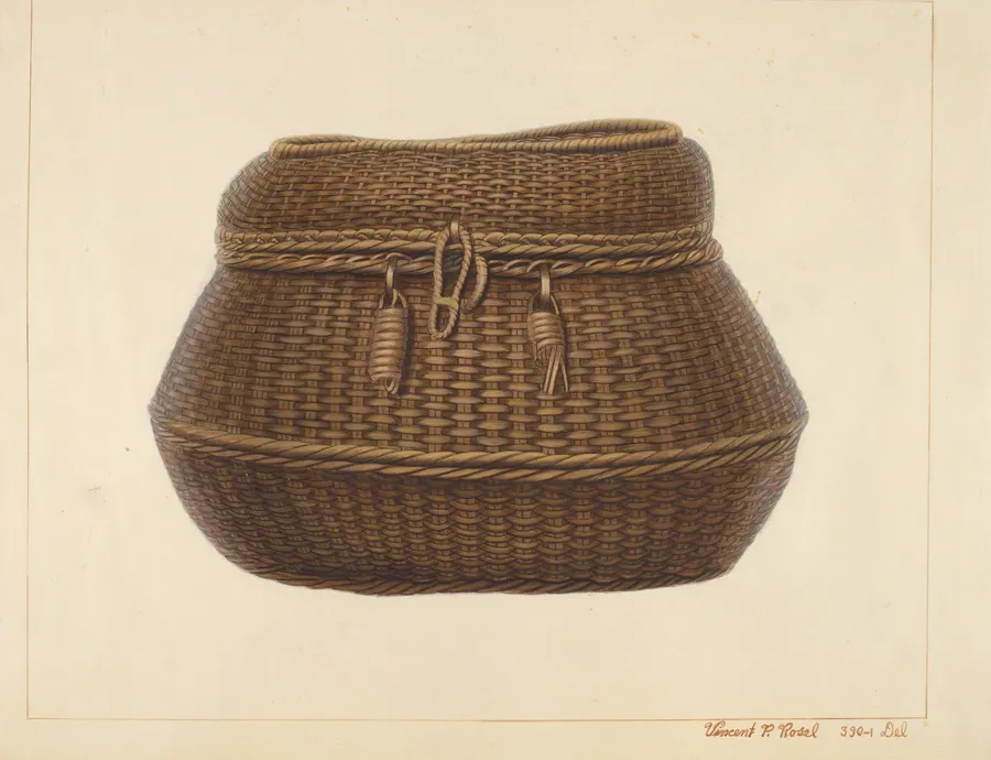 Traveling Basket by Vincent P. Rosel
