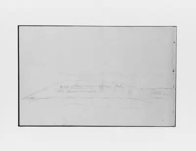 Hill Where Our Lord Fed the Multitude (from Sketchbook)