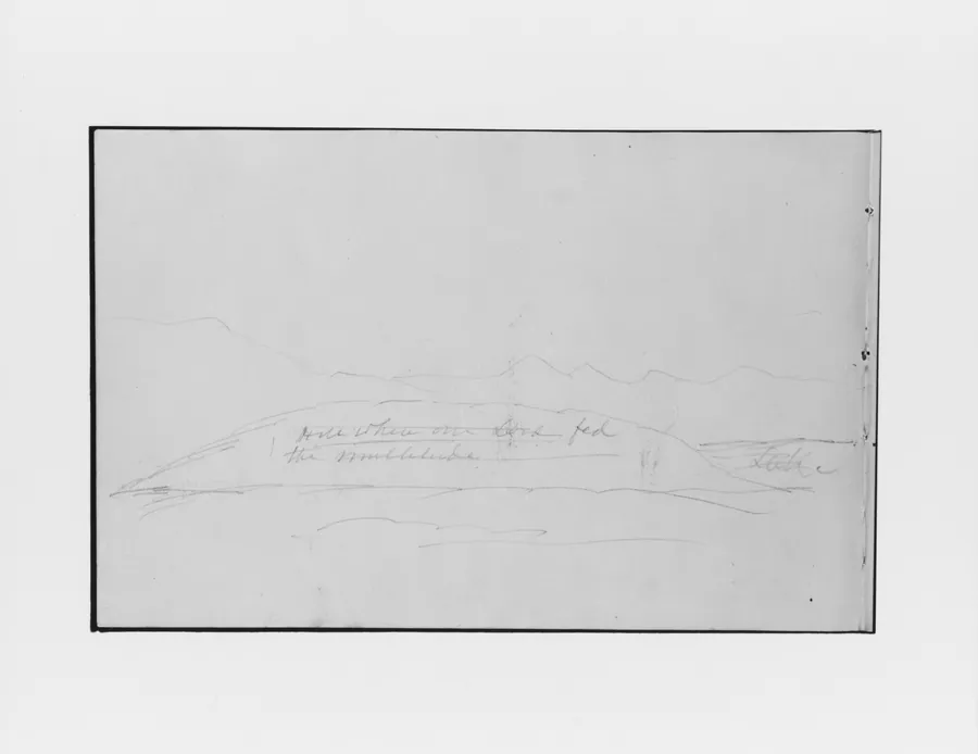 Hill Where Our Lord Fed the Multitude (from Sketchbook) by Mary Newbold Sargent