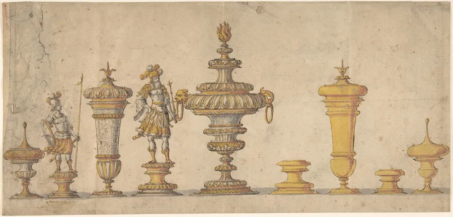 Studies for Decorative Arts Objects by Anonymous, German, 17th century