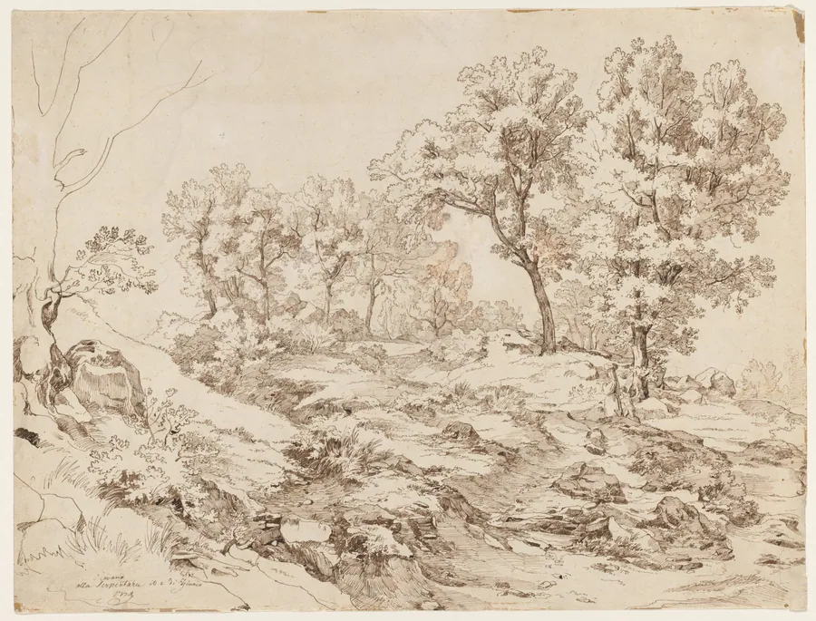 La Serpentara near Olevano by Friedrich Preller