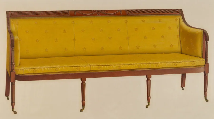 Sofa by Ferdinand Cartier