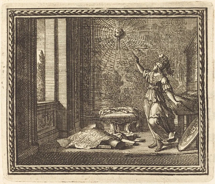 Minerva Changing Arachne into a Spider by Jean Lepautre