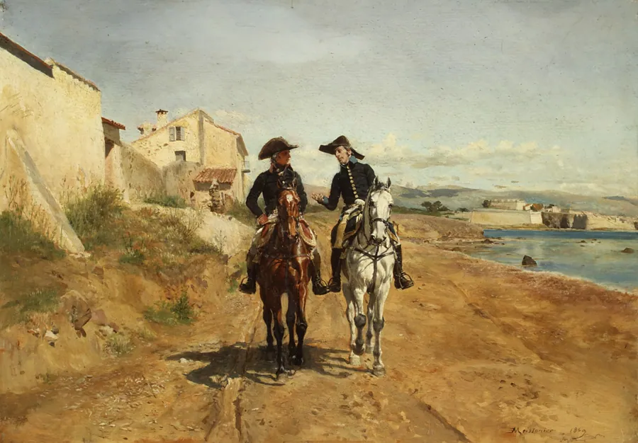 A General and His Aide-de-camp by Ernest Meissonier