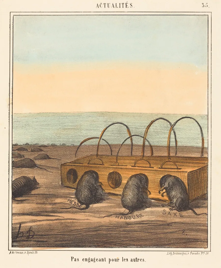 Pas engageant pour les autres (Unenticing for the Others) by Honoré Daumier