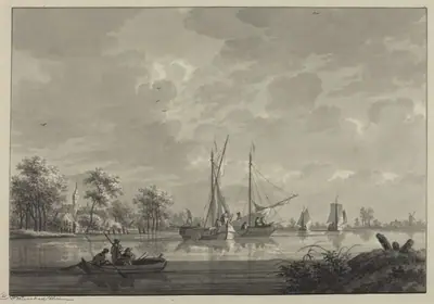 Tull on the River Waal