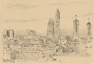 New York Sky Line, Light Buildings
