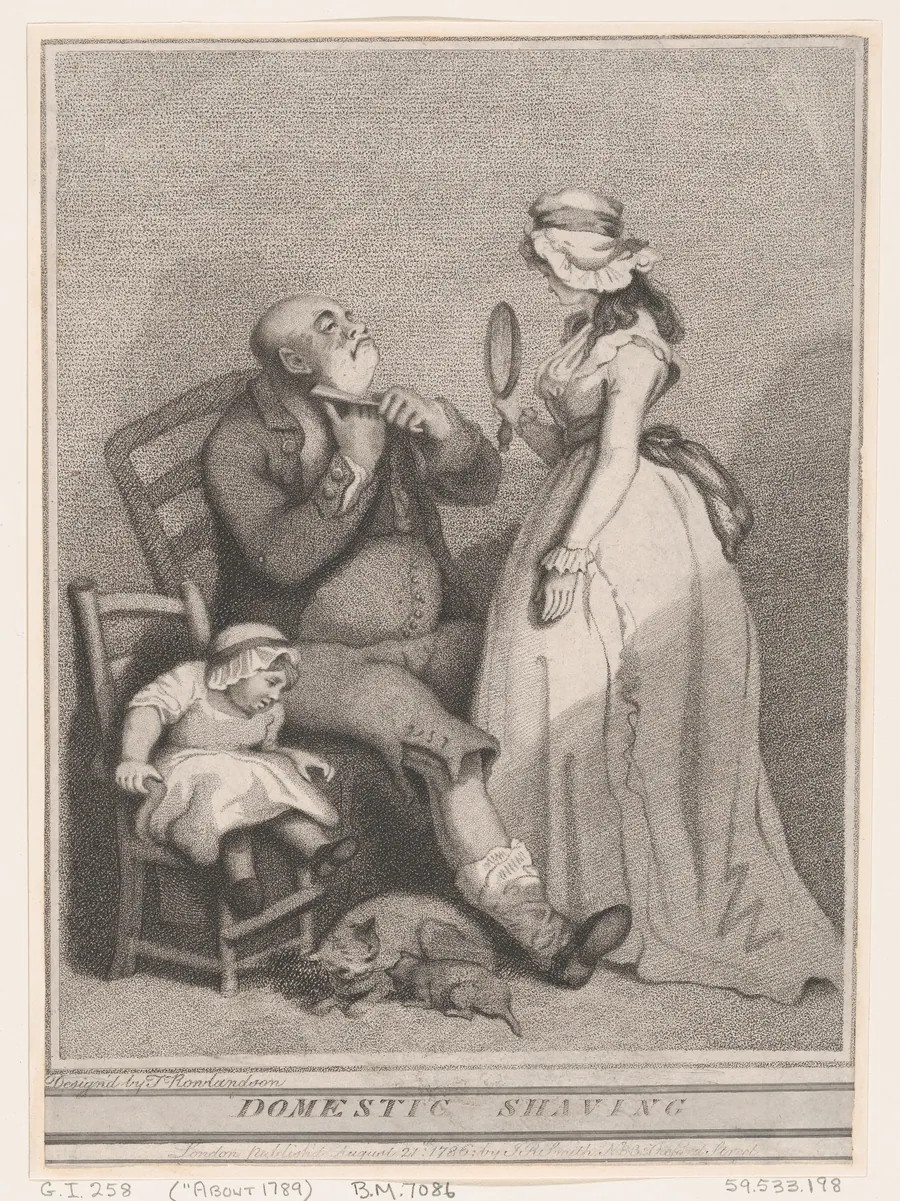 Domestic Shaving by John Raphael Smith