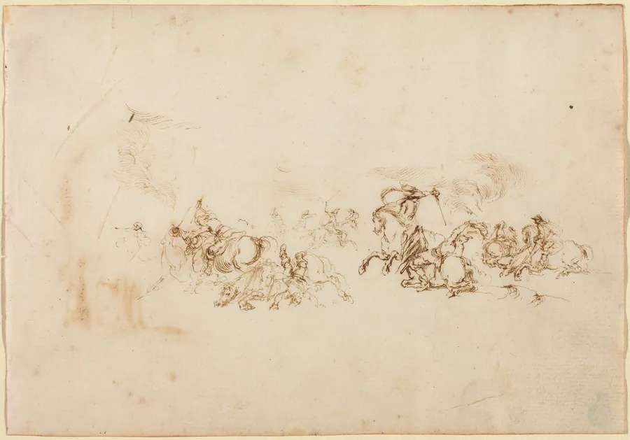 The Cavalry Combat by Stefano Della Bella