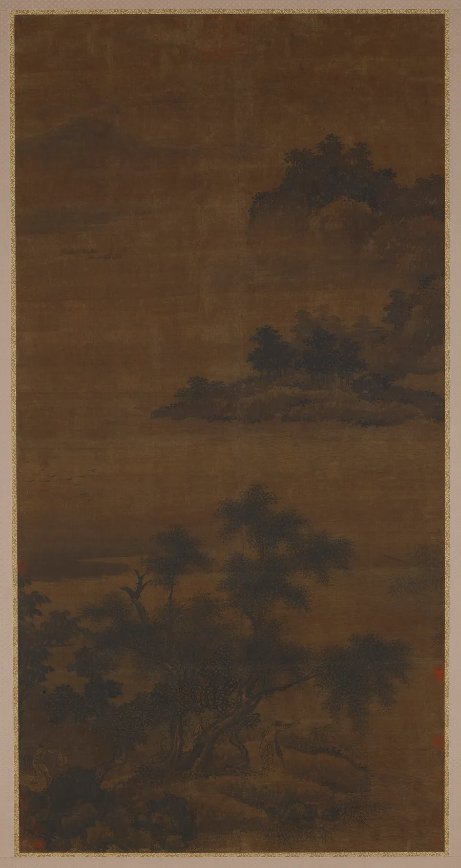 Awaiting the Ferry by Formerly attributed to Xia Gui 夏珪 (active ca. 1195-1230)