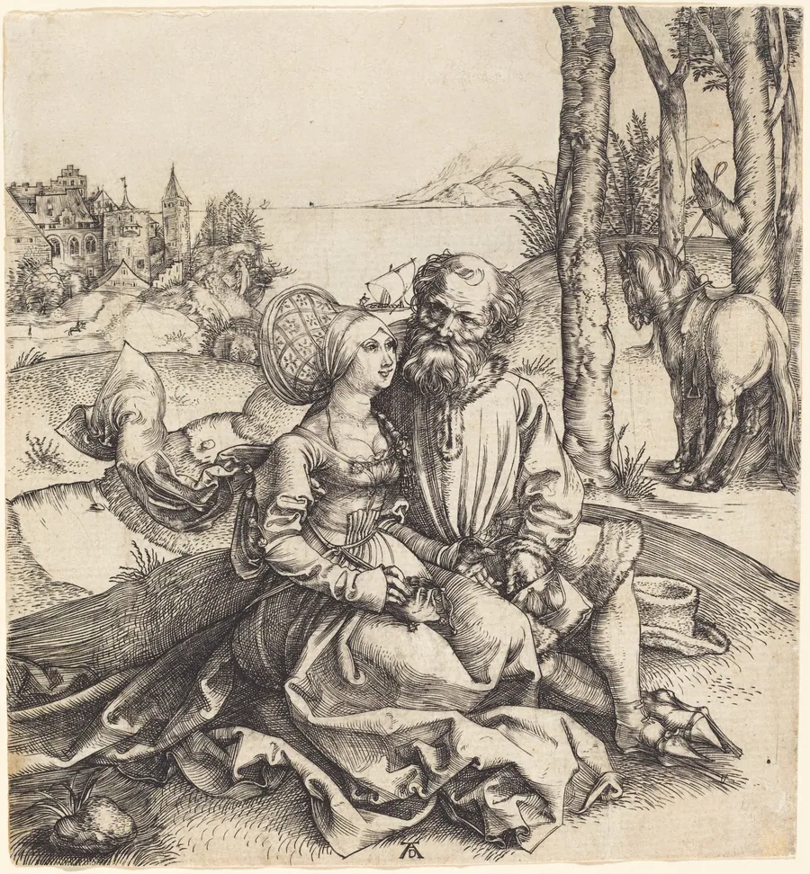 The Ill-Assorted Couple by Albrecht Dürer