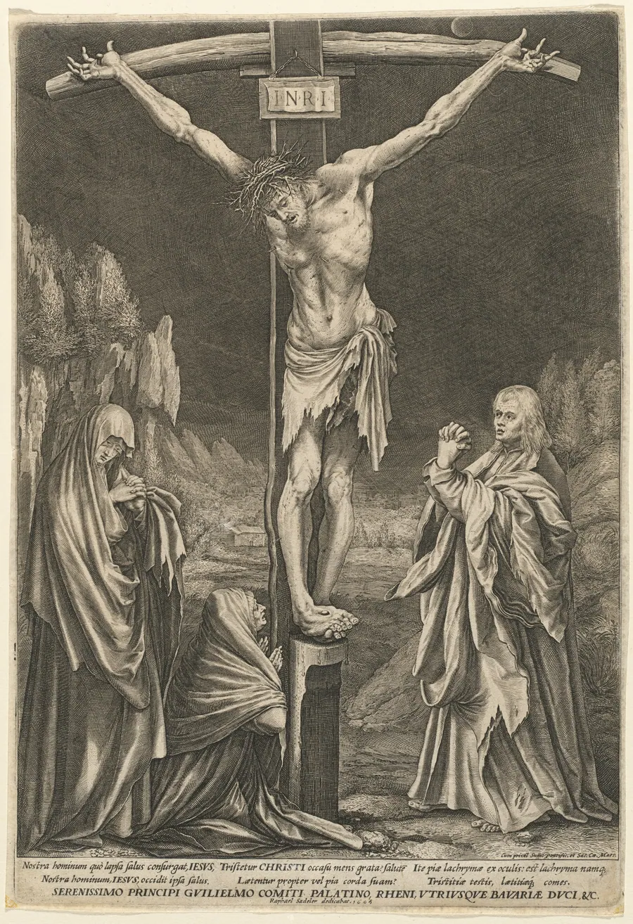 The Small Crucifixion by Raphael Sadeler I