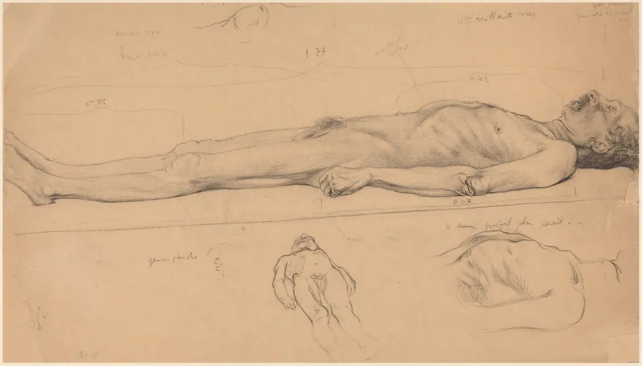 The Corpse (Study for The Dead Christ) by Félix Vallotton