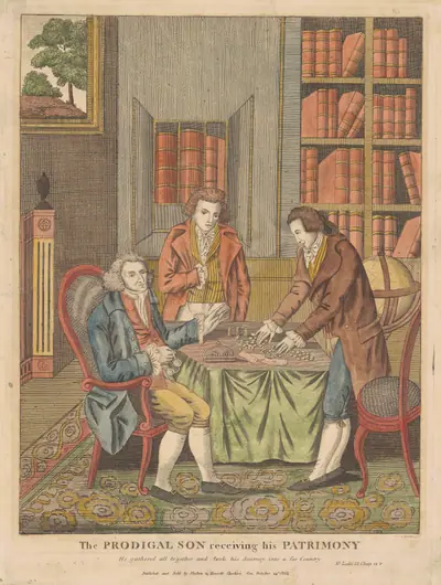 The Prodigal Son Receiving His Patrimony