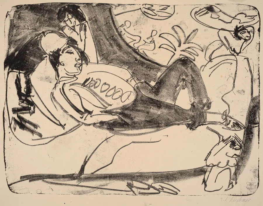 Siesta by Ernst Ludwig Kirchner