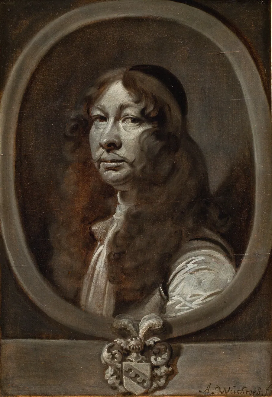 Heinrich von Delwig, svensk oberst by Abraham Wuchters