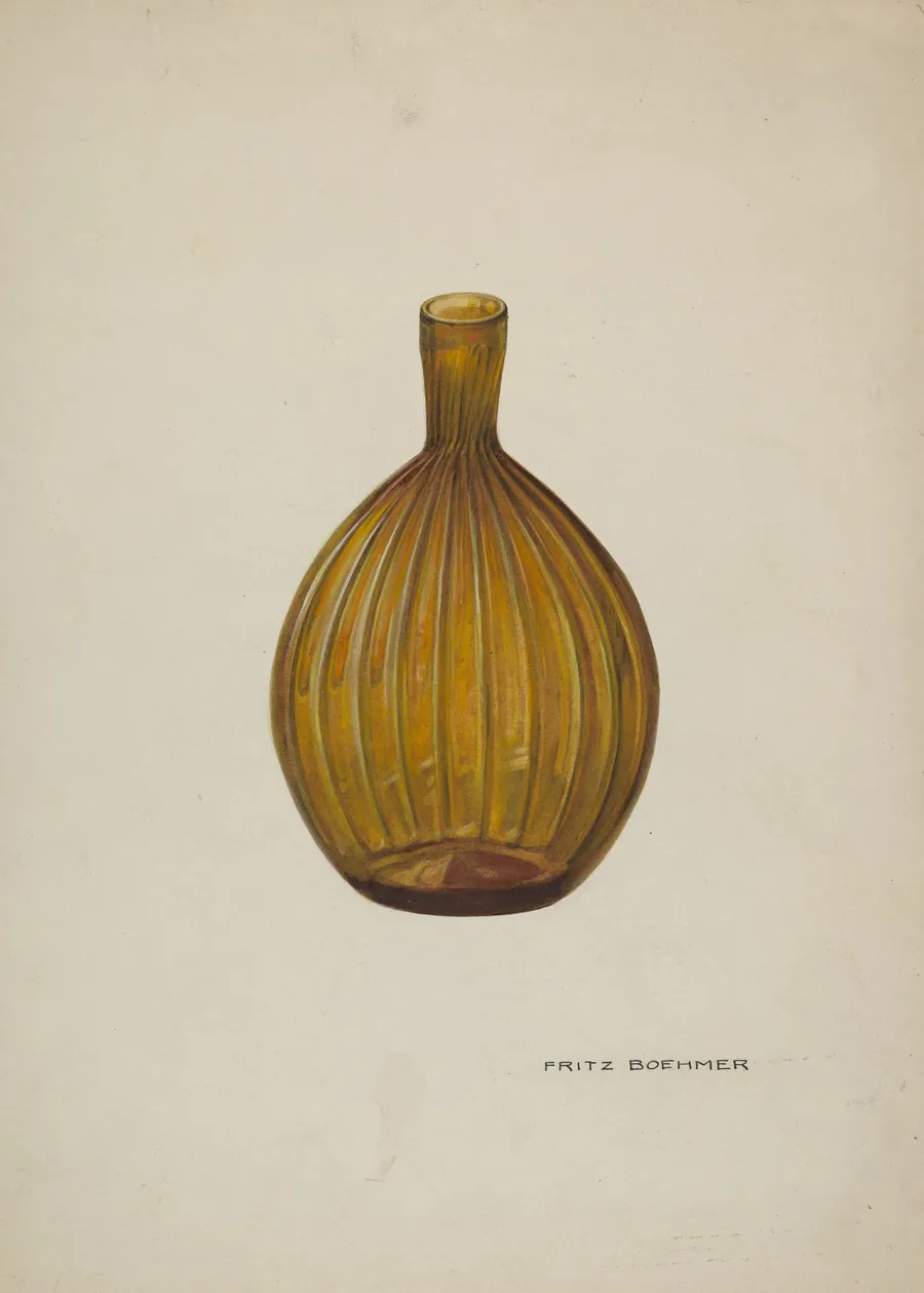 Whiskey Flask by Fritz Boehmer