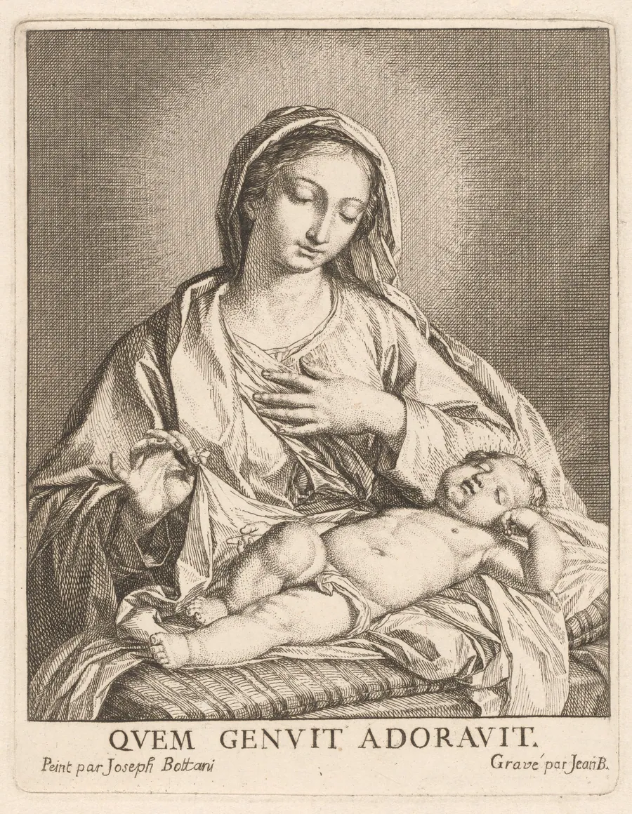 The Virgin and Sleeping Child by Giovanni Bottani