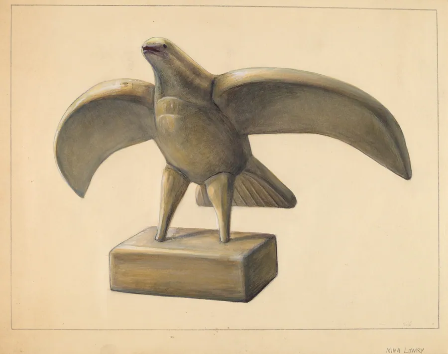 Sea Gull Figure by Mina Lowry