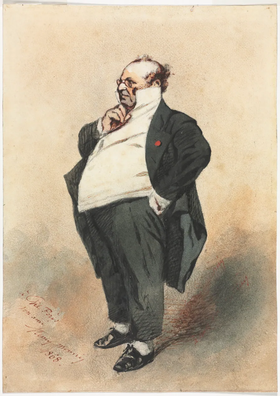 Joseph Prud'homme Standing by Henry Bonaventure Monnier